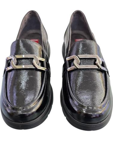 FLUCHOS MOCASIN ESTRIBO NAPLACK NEGRO