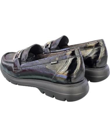 FLUCHOS MOCASIN ESTRIBO NAPLACK NEGRO