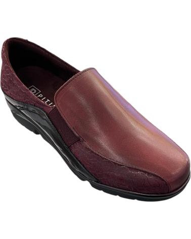 PITILLOS LOAFERS 10000 BURGUNDY WITH SIDE ELASTICS ROJO