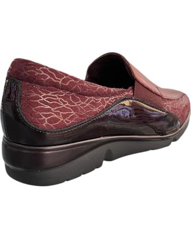 PITILLOS LOAFERS 10000 BURGUNDY WITH SIDE ELASTICS ROJO