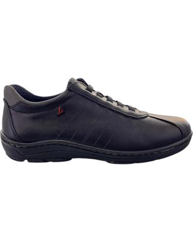 MOCASÍN LUISETTI 37107NA CASUAL SPORT DE PIEL NAPA NEGRO VARIOS COLORES