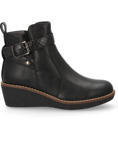 PUNTOSALAO BOTINES DE CUNA COMODOS DE MUJER COLOR NEGRO VR3-577 VARIOS COLORES