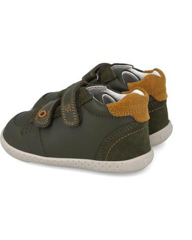 BOTTINES RESPECTUEUSES GARVALÍN BAREFOOT 251310 KAKI MILITAIRE POUR ENFANT VERDE
