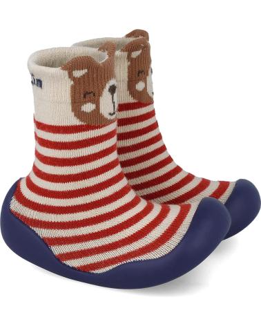 GARVALIN CALCETIN CON SUELA DE GOMA GARVALIN 251320 OSITO BEIGEA103