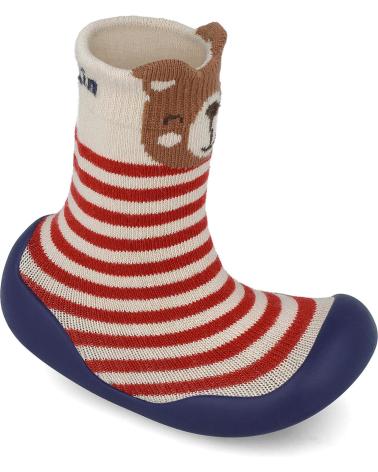 GARVALIN CALCETIN CON SUELA DE GOMA GARVALIN 251320 OSITO BEIGEA103