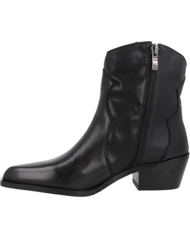 BOTTINES COWBOY ITSE DALLAS NOIRES EN CUIR NEGRO