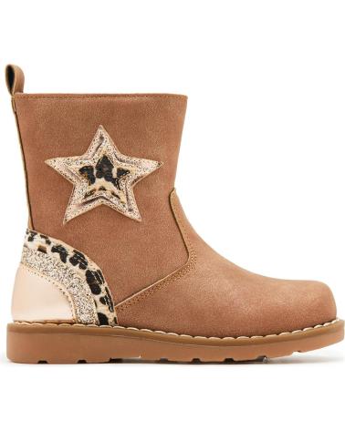 CONGUITOS MOTORISTA ESTRELLA -LEOPARD TAN