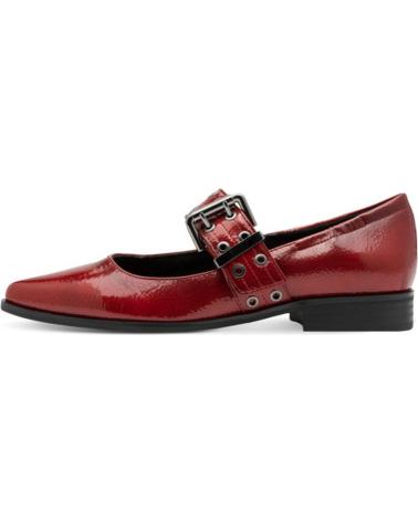 MARCO TOZZI ZAPATOS CASUALES MARCO TOZZI PARA MUJER CON HEBILLA ROJO