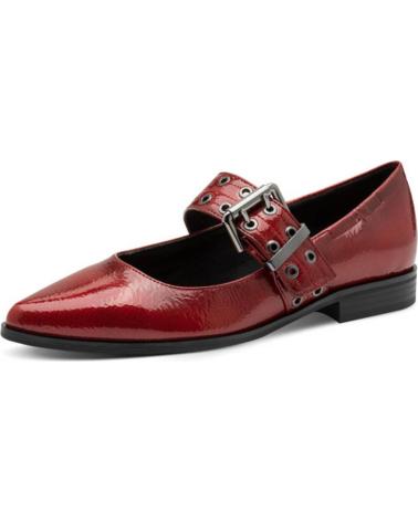 MARCO TOZZI ZAPATOS CASUALES MARCO TOZZI PARA MUJER CON HEBILLA ROJO