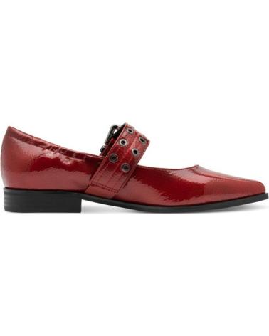 MARCO TOZZI ZAPATOS CASUALES MARCO TOZZI PARA MUJER CON HEBILLA ROJO