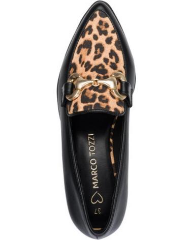 MARCO TOZZI MOCASINES MARCO TOZZI CON ESTAMPADO DE LEOPARDO NEGRO