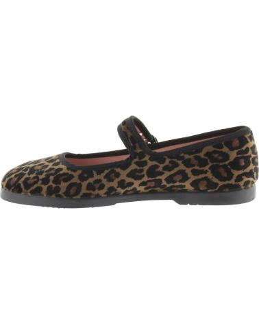 VICTORIA BALLERINE GONG FU VELLUTO LEOPARDO 1080117 LEOPARDO