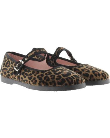 VICTORIA BALLERINE GONG FU VELLUTO LEOPARDO 1080117 LEOPARDO