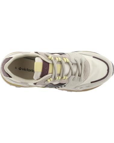 VICTORIA ZAPATILLAS LUNA NYLON SERRAJE 156112 BEIGE