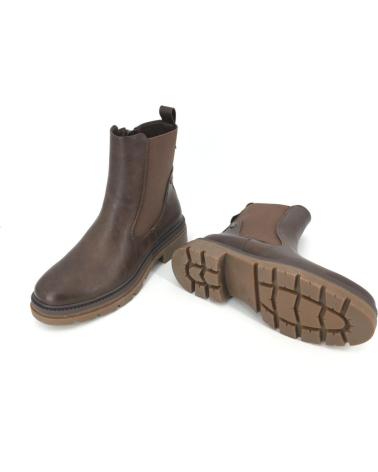 BOTÍN CHELSEA REFRESH 173018 REFIN TAUPE CON SUELA TRACK TAUPE