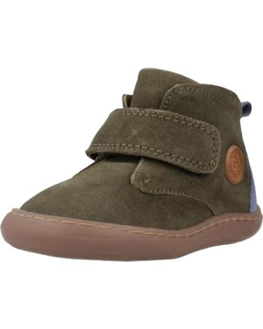GIOSEPPO BARFUSS-STIEFELETTEN 73547G KINDER KHAKIGRÜN MIT KLETTVERSCHLUSS NAN