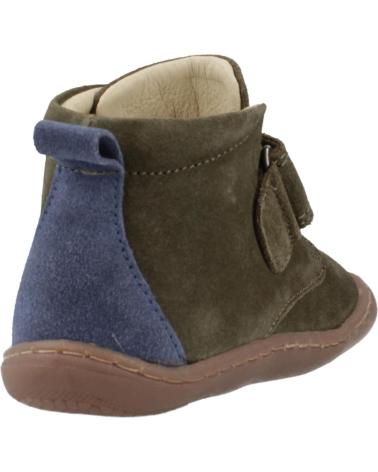 GIOSEPPO BARFUSS-STIEFELETTEN 73547G KINDER KHAKIGRÜN MIT KLETTVERSCHLUSS NAN