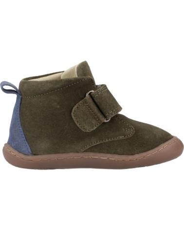 GIOSEPPO BARFUSS-STIEFELETTEN 73547G KINDER KHAKIGRÜN MIT KLETTVERSCHLUSS NAN