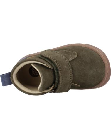 GIOSEPPO BARFUSS-STIEFELETTEN 73547G KINDER KHAKIGRÜN MIT KLETTVERSCHLUSS NAN