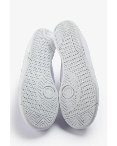 FRED PERRY B722 LEATHER B6311 - NAVY - 45 WHITE