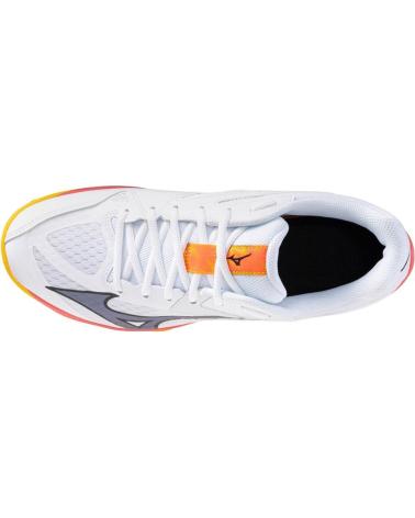 MIZUNO THUNDER BLADE Z ZAPATILLAS DE BALONMANO BLANCAS CON DETALLES BLANCO