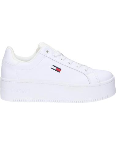 Zapatillas deporte de Mujer TOMMY HILFIGER EN0EN02043 FLATFORM ESSENTIAL YBR WHITE