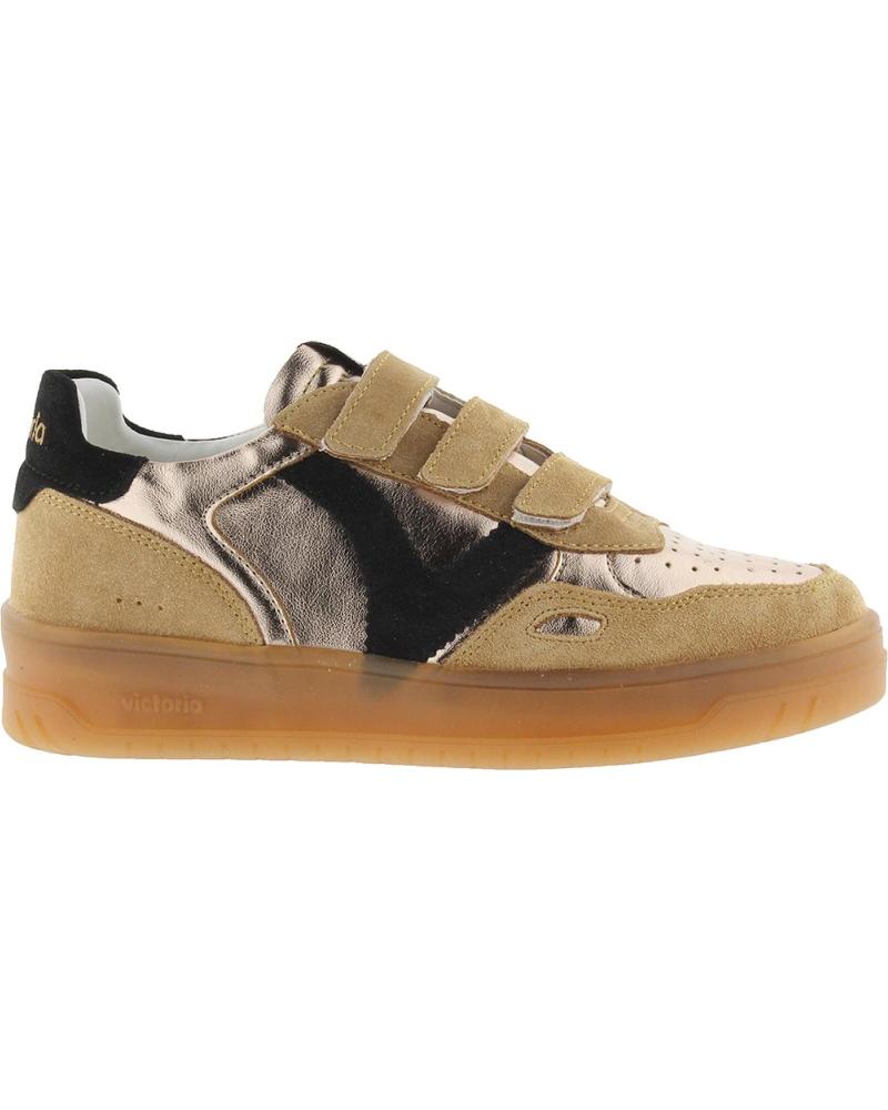 VICTORIA SNEAKERS CASUAL SEUL METAL 1257141 BRONZO BRONCE