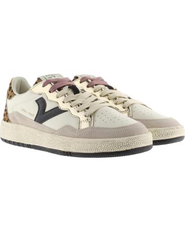 VICTORIA ZAPATILLAS DE MUJER SMASH ANIMAL 8806114 CREMA