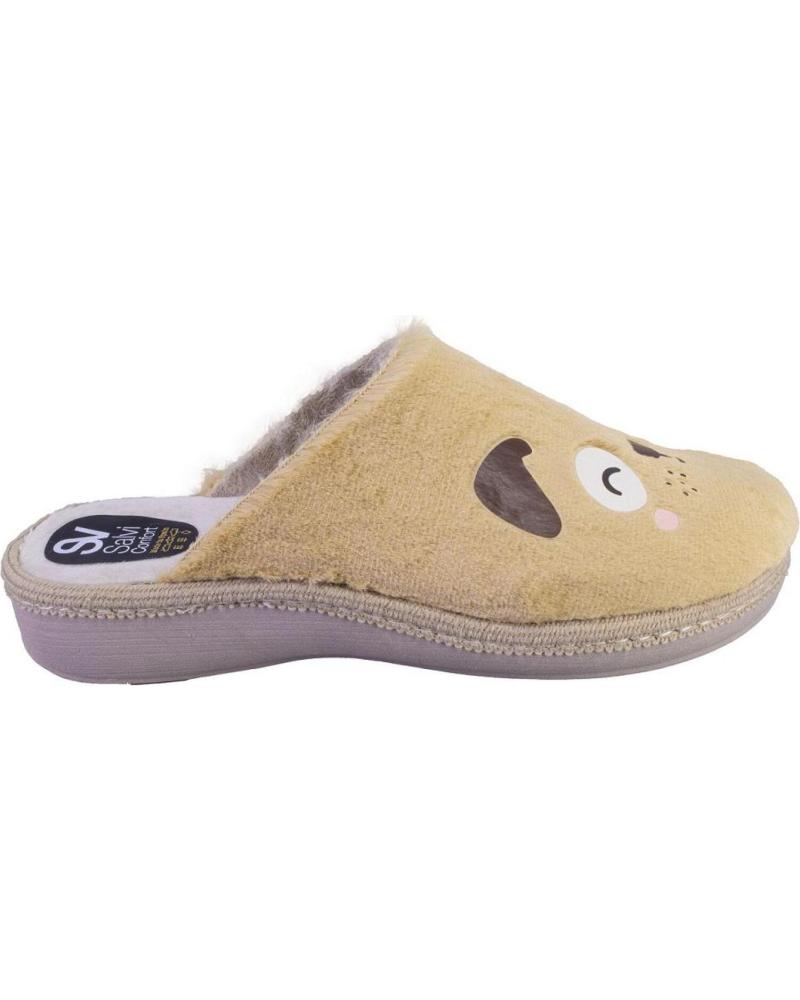 SALVI 02F-018 URSUS ZAPATILLAS DE CASA DE MUJER BEIGE