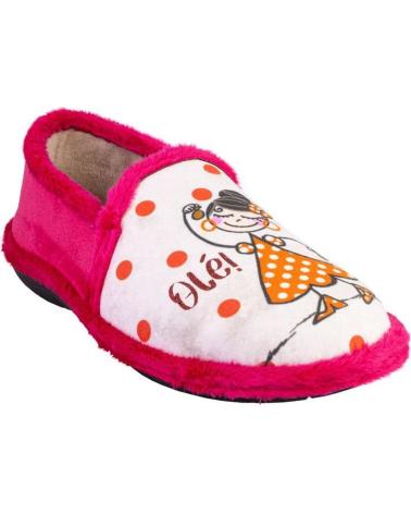SUAVEFLEX 250-OLE ZAPATILLAS DE CASA DE MUJER ROJO