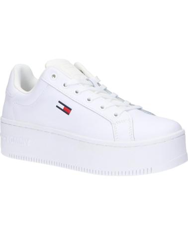 Zapatillas deporte de Mujer TOMMY HILFIGER EN0EN02043 FLATFORM ESSENTIAL YBR WHITE