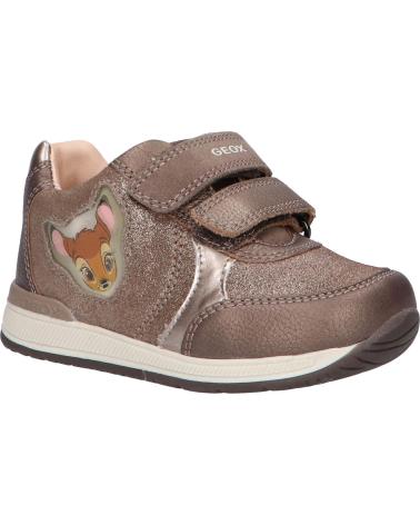 girl Zapatillas deporte GEOX B260LB 07744 B RISHON C1X2U SMOKE GREY-PLATINUM