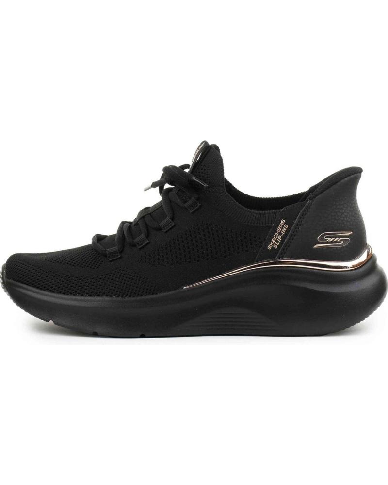 SKECHERS ZAPATILLAS CASUAL MUJER NEGRO NEGRO