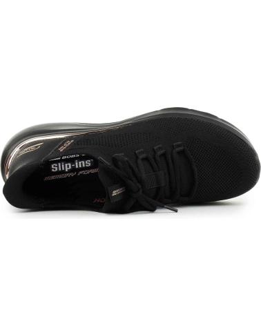 SKECHERS ZAPATILLAS CASUAL MUJER NEGRO NEGRO