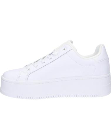 Zapatillas deporte de Mujer TOMMY HILFIGER EN0EN02043 FLATFORM ESSENTIAL YBR WHITE