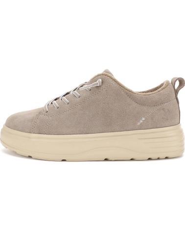 WALK IN PITAS YARI TAKAO SNEAKER DE SERRAJE REPELENTE AL AGUA SUELA ALTA BEIGE BEIGE