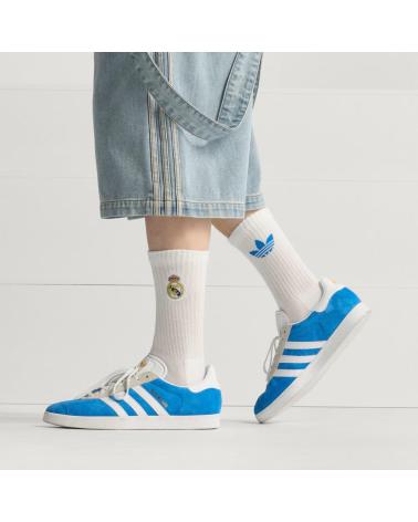 ADIDAS GAZELLE REAL MADRID JR4158 BLUE AND WHITE ROYAL BLUE