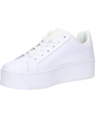 Zapatillas deporte de Mujer TOMMY HILFIGER EN0EN02043 FLATFORM ESSENTIAL YBR WHITE