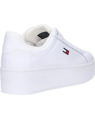 Zapatillas deporte de Mujer TOMMY HILFIGER EN0EN02043 FLATFORM ESSENTIAL YBR WHITE