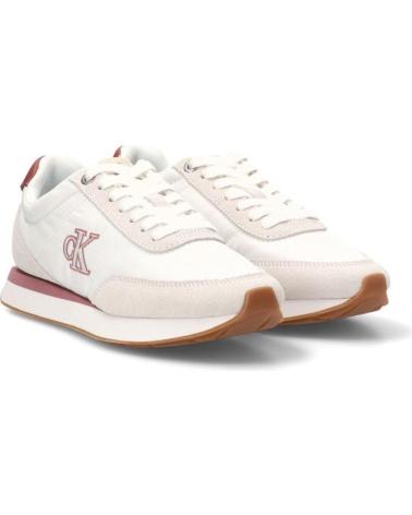 CALVIN KLEIN RETRO RUNNER ESS MIX MAT BLANCO