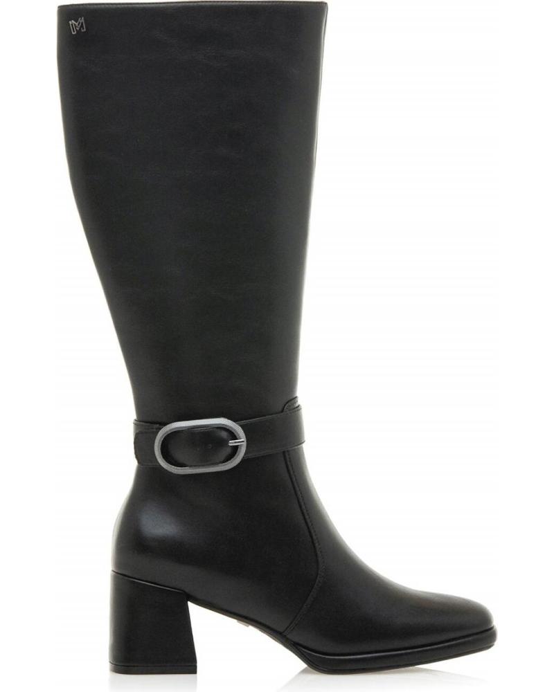 BOTA ALTA MARIA MARE 63493 NEGRA CON HEBILLA DECORATIVA NEGRO