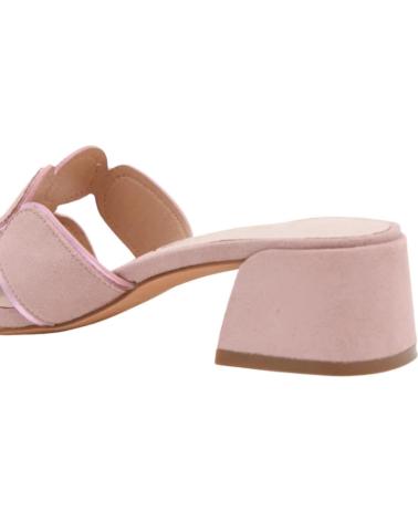 AZAREY SANDALIAS SLIPPER CON TACON ELEGANT ROSA