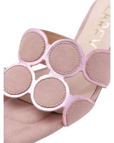 AZAREY SANDALIAS SLIPPER CON TACON ELEGANT ROSA