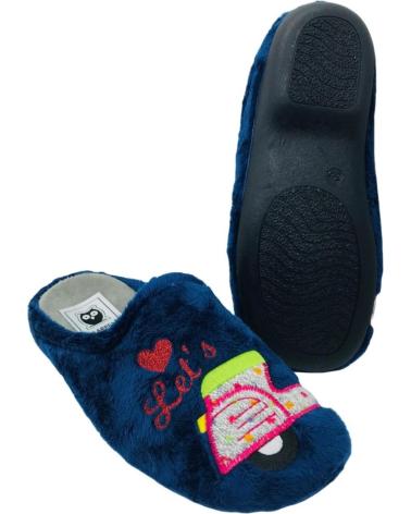 MARPEN ZAPATILLAS DE ESTAR POR CASA MUJER MOTO ROSA AZUL