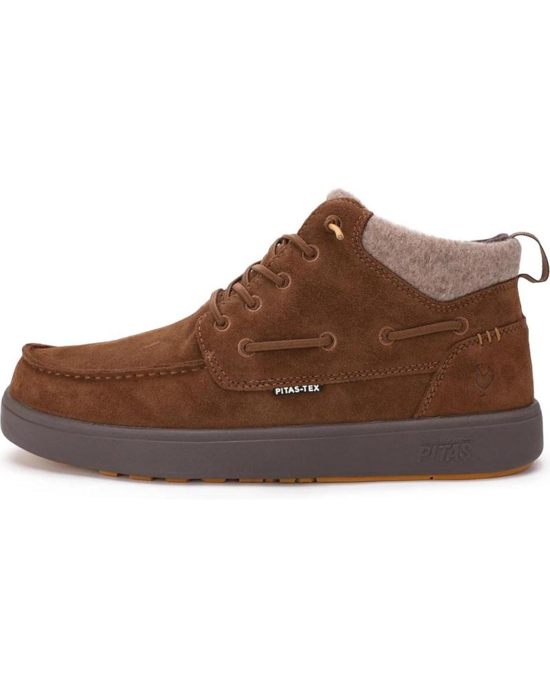 WALK IN PITAS KENT - BOTA DE HOMBRE DE SERRAJE HIDROFUGADO Y MEMBRANA PITA CAMEL