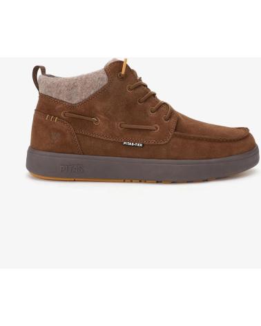 WALK IN PITAS KENT - BOTA DE HOMBRE DE SERRAJE HIDROFUGADO Y MEMBRANA PITA CAMEL