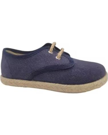 CONDIZ ESPARTENA DE LONA CON CORDONES PARA NINO EN VARIOS COLORES T AZUL