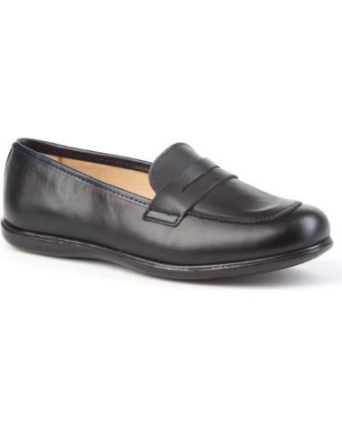 ANGELITOS MOCASINES COLEGIALES DE PIEL PARA NINA MODELO 466 TALLAS 35 AZUL