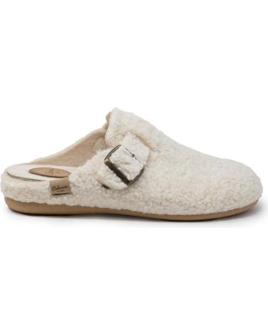 CABRERA ZOCCOLO IN PELLICCIA DI AGNELLO GREZZO BEIGE BEIG