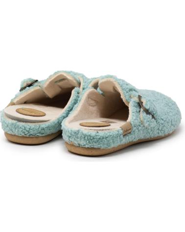 CABRERA ZOCCOLO IN PELLICCIA DI AGNELLO VERDE VERDE